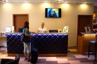 Six Inn Hotel recepciója Budapest centrumában akciós áron online megrendeléssel